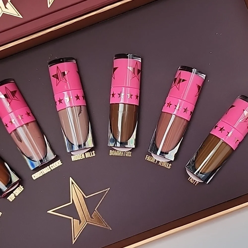 Jeffree Star Mini Velour Liquid Lipstick Set - Volume 2 Open Here For Nudes